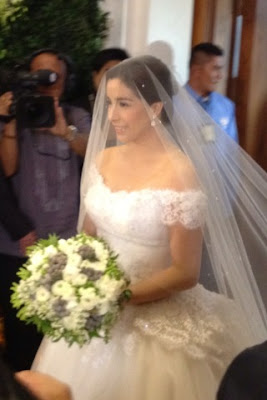 Shalani Soledad in her wedding gown