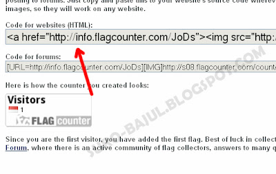  Bisa dibilang bahwa jumlah  pengunjung yaitu sebuah tolak ukur perkembangan suatu blog a Caranya MEMASANG WIDGET FLAG COUNTER DI BLOGSPOT