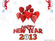 Wish you a very Happy New Year  Iam Blessed with one more New Year ! (happy new year balloon and clock picture)