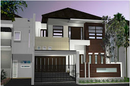 Denah Rumah Glamor Minimalis Modern