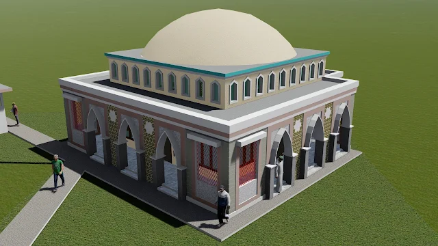 desain masjid minimalis