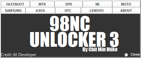 98NC Unlocker V3 MTK,SPD,Mi,Samsung,Moto All In One Unlock Tool Free Download