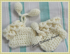free crochet pattern, free crochet baby booties pattern,