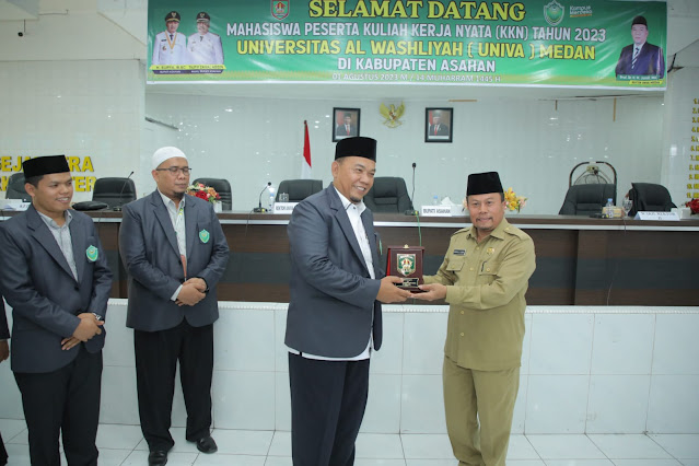 Terima Mahasiswa KKN dari UNIVA Medan, Ini Harapan Bupati Asahan