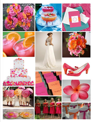 The Awesometastic Bridal Blog Pink and Mango hot Pink tux for wedding