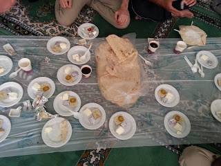 Typical breakfast in Iran