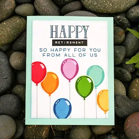 Sunny Studio Stamps: Birthday Balloon Customer Card Share by Amy C