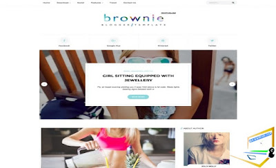 Brownie Blogger Template | Download Free Brownie Blogger Template 