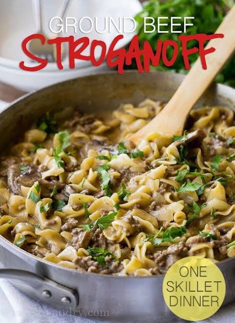 ★★★★★ | One Skillet Ground Beef Stroganoff