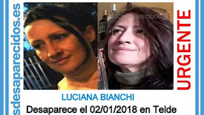 Luciana Bianchi, mujer italiana, desaparecida en Telde