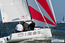 J/70 sailing off Annapolis, Maryland