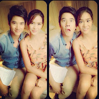 Mario Maurer and Erich Gonzales Suddenly It's Magic film shooting