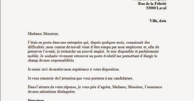 exemple de lettre de motivation pour job d'été 17 ans   71