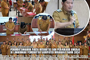 Seluruh Kepala SKPD Pemkab Minahasa tanda tangani Pakta Integritas dan Perjanjian Kerja