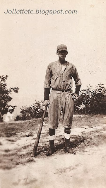 Unknown African-American baseball player about 1918-1921 Portsmouth, Virginia