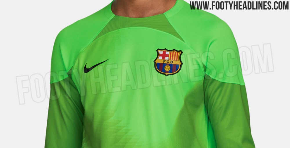 Boren Gedrag beet FC Barcelona 22-23 Goalkeeper Kit Leaked - Footy Headlines