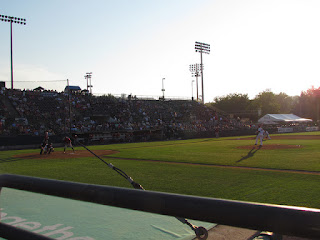 First pitch, Curve vs. Rock Cats