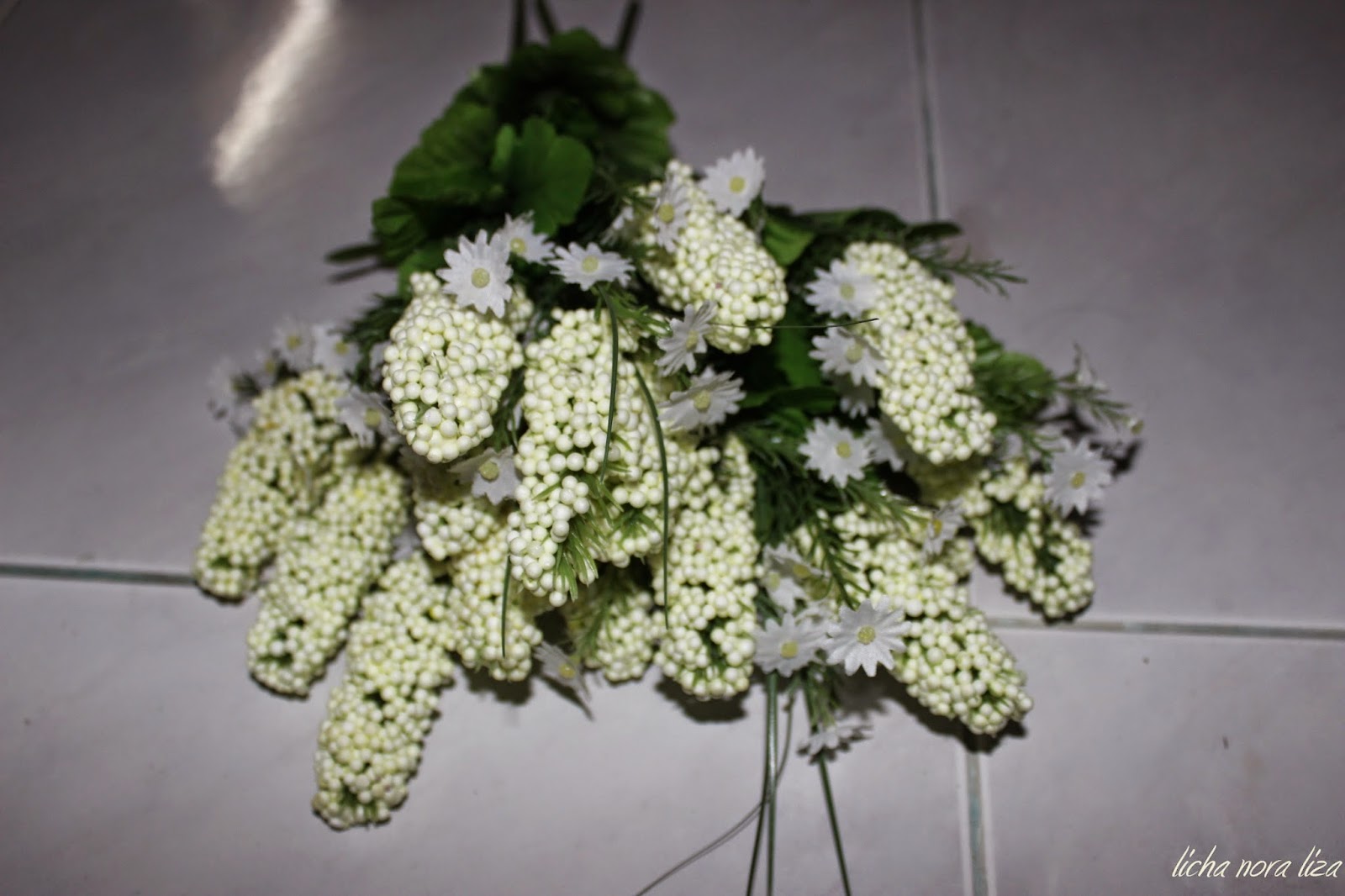 DIY Bunga Hiasan  Pelamin Tema Ungu Putih  Nora Liza