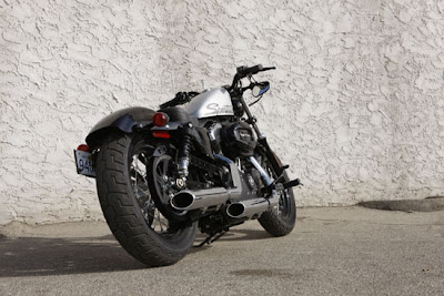 2010 Harley-Davidson Sportster Forty-Eight Rear Angle View