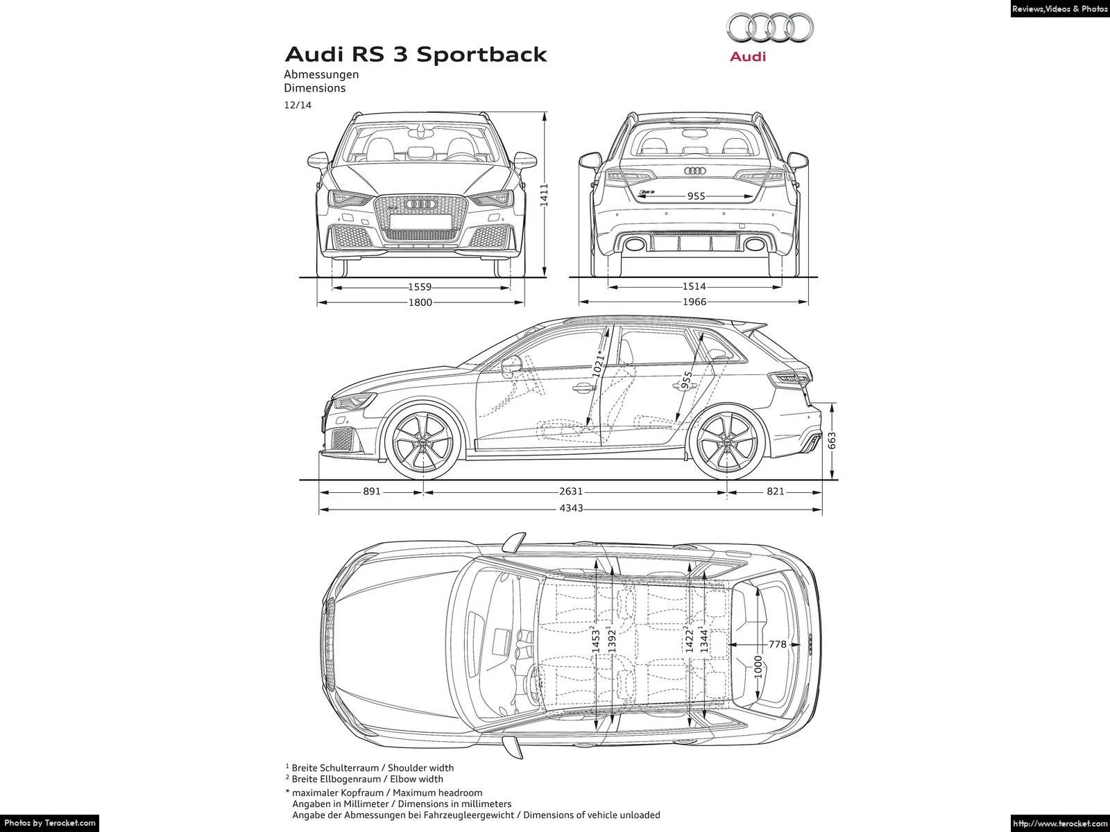 Hình ảnh xe ô tô Audi RS3 Sportback 2016 & nội ngoại thất