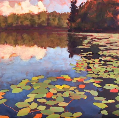 LILY PADS painting Jim Musil