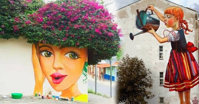 Amazing Street Art Installations That fusing with nature   