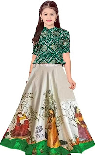 Kids cotton lehenga