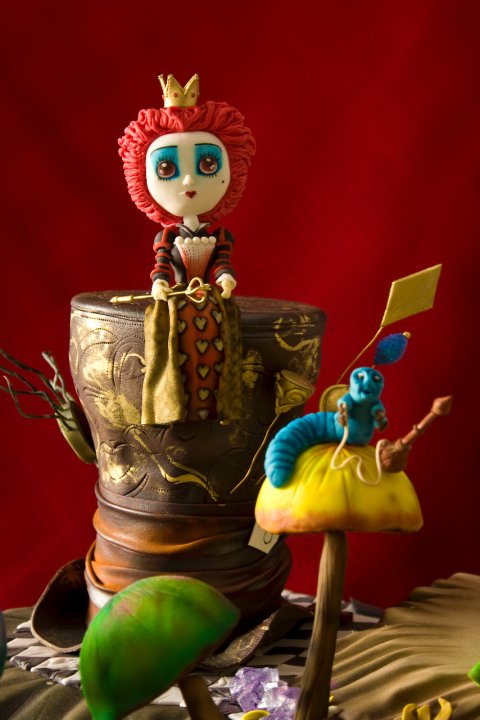 Beautiful Alice in Wonderland Cake.