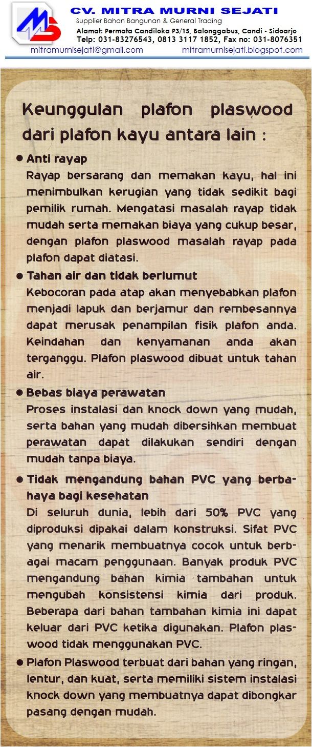 PLAFON DINDING MASA KINI WPC PVC SURABAYA DINDING 