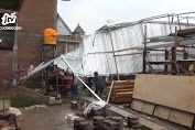 Puting Beliung Rusak Sejumlah Rumah Warga di Jombang