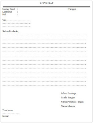 Pengertian Surat & Contoh-contoh Format Surat Terlengkap 