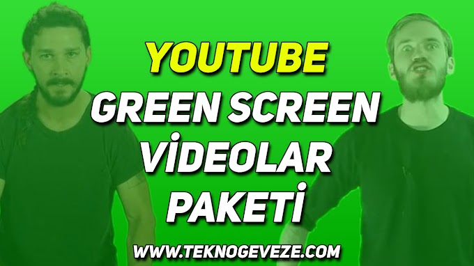 YOUTUBE Green Screen Videolar Paketi İndir