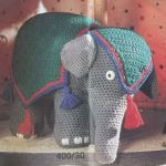 patron gratis elefante amigurumi | free pattern amigurumi elephant 