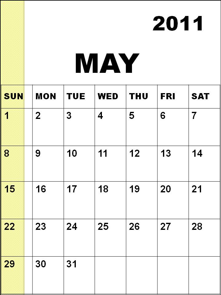 blank may calendar 2011. may calendar 2011 images. blank may calendar 2011.