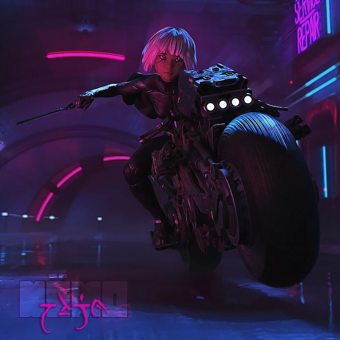 Nemo Cyberpunk Bosozoku Warrior - by AKA Banjin