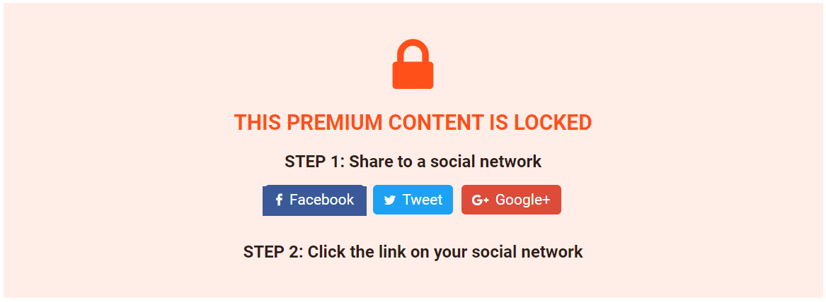 How to Lock content of you Post or Page?