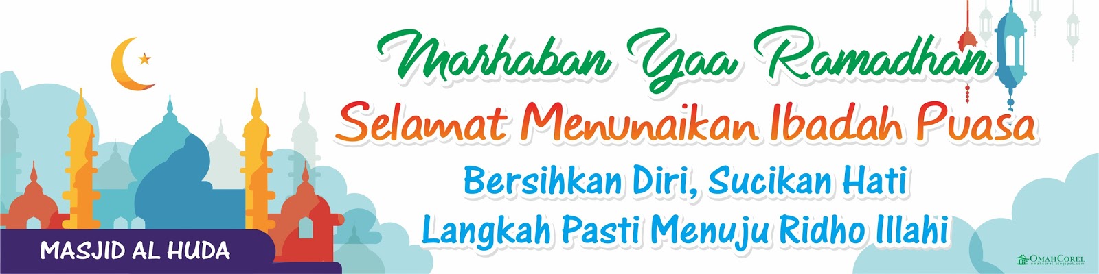  Download  Desain  Spanduk  Ramadhan  Vektor File CDR Omah Corel 