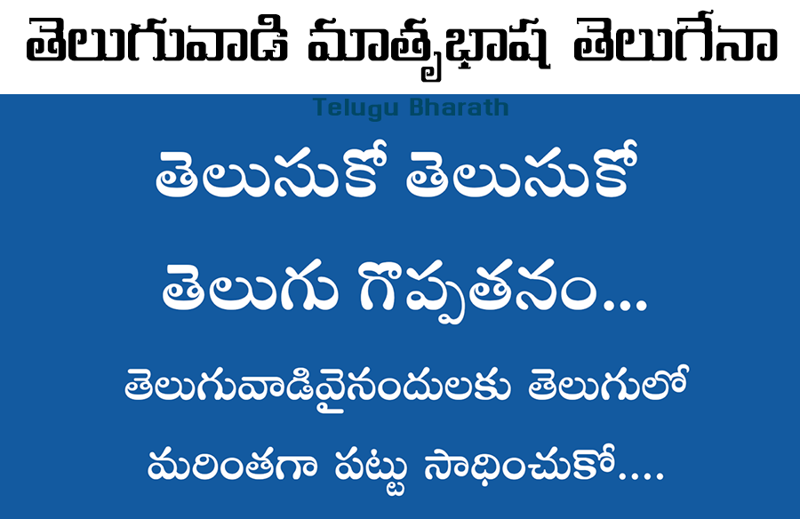 తెలుగువాడి మాతృభాష తెలుగేనా | Are we speaking really Telugu language?