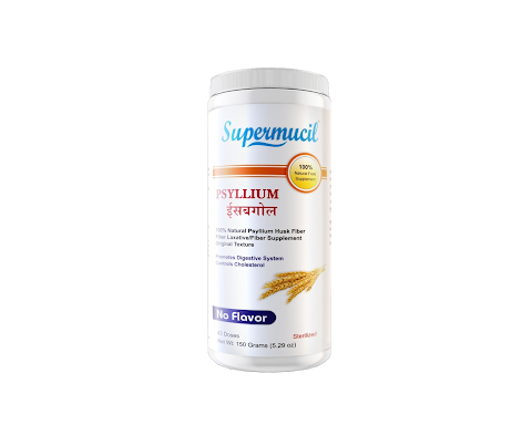 SUPERMUCIL Psyllium Husk (Isabgol): 150 Gms