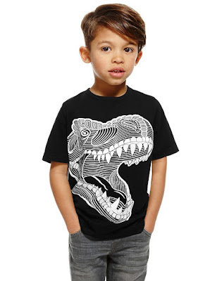 black t shirt for kids boys