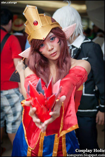 defense of the ancients (dota) cosplay - lina inverse the slayer