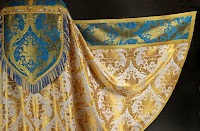 Marian Blue, Gold and White Vestments from Benedicamus 