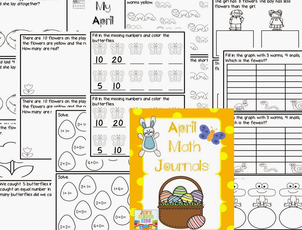 http://www.teacherspayteachers.com/Product/Math-Journals-for-April-595495