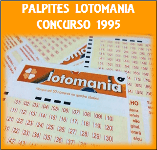 Lotomania palpites concurso 1995 grupos e jogos desdobrados