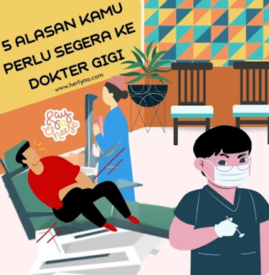 5 alasan wajib menemui dokter gigi