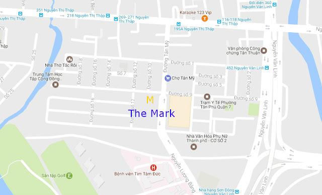 Vị trí dự án The Mark Quận 7