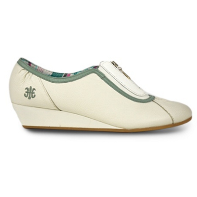 Royal Elastics Crofton House Shoe Ivory LilyPad A micro low rise wedge 