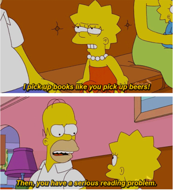 Funny quote from the Simpsons with Lisa and Homer