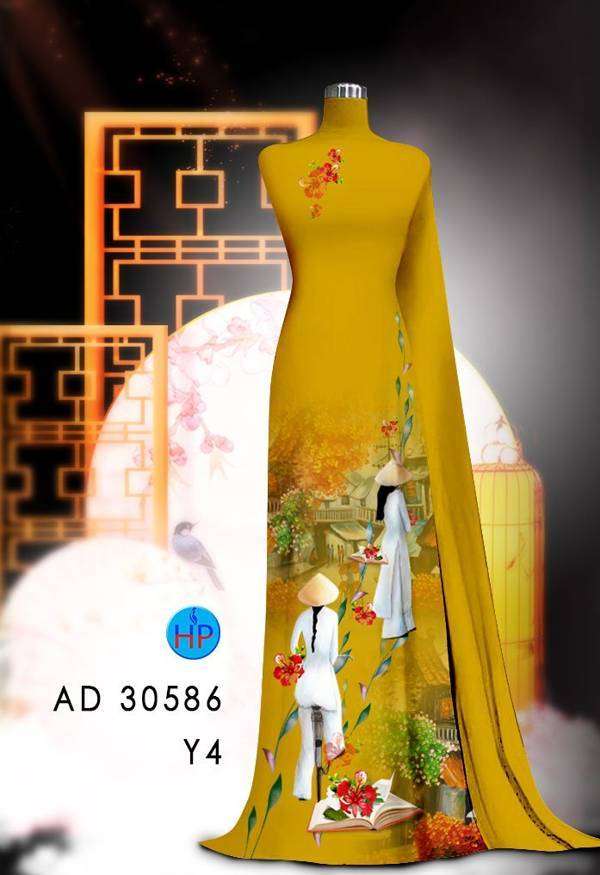 Áo dài hoa Phượng