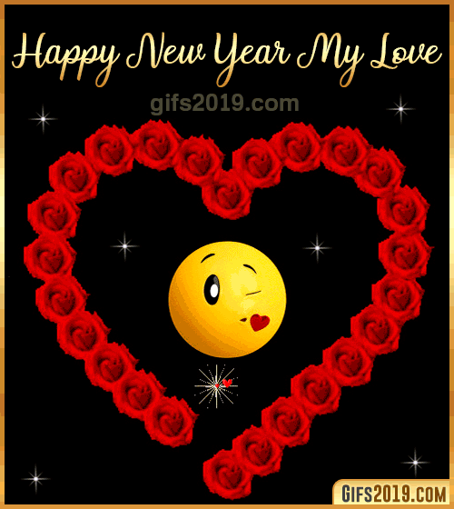happy new year 2023 gif my love